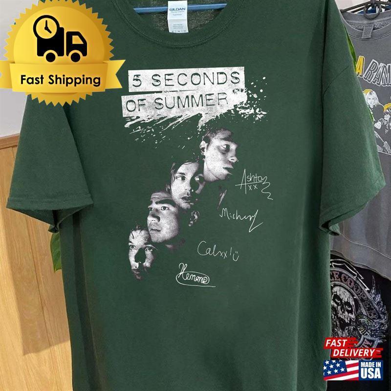 Retro 5 Seconds Of Summer Since 2011 Shirt 5sos Unisex